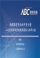 構(gòu)建國有資本的中堅(jiān)力量 大型國有投資控股集團(tuán)深入改革之道